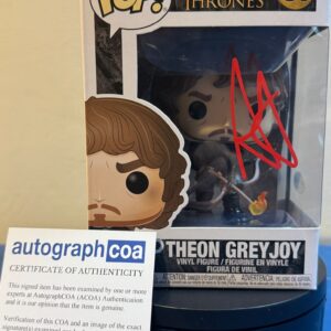 Funko POP - Game of Thrones - Theon Greyjoy #81 Signed Alfie Allen COA Quoted