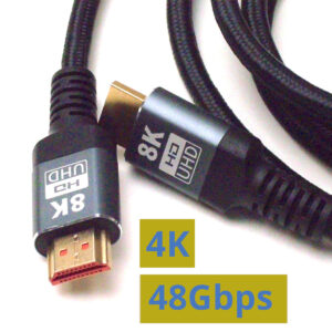 8kUHD HDMI 2.1 to HDMI 2.1 Display Cables 48Gbps 4K 120Hz, 8K 60Hz
